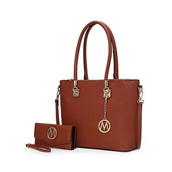 MKF Collection Vanessa Tote Bag & Wallet 2 pc Set