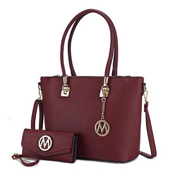 MKF Collection Vanessa Tote Bag & Wallet 2 pc Set