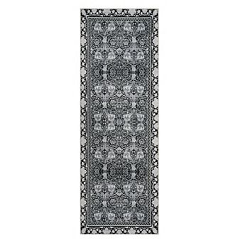 lxt-Washable Area Rug Boho Floral Rugs for Living Room Nursery Rug Floor Carpet Non Shedding Rugs