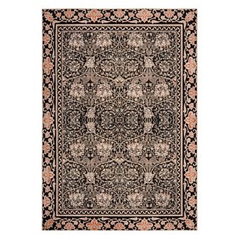 lxt-Washable Area Rug Boho Floral Rugs for Living Room Nursery Rug Floor Carpet Non Shedding Rugs