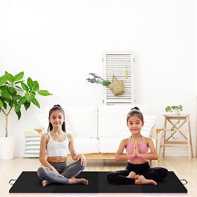 Gymnastics Mat, Exercise Mats, Gymnastics Tumbling Mats, Thick Portable Home Gym Floor Pad