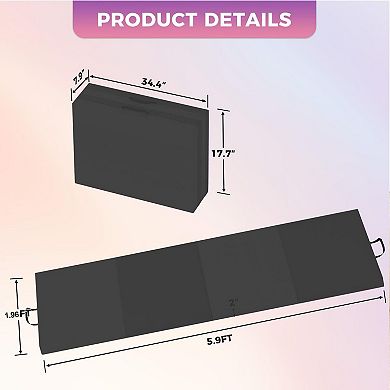 Gymnastics Mat, Exercise Mats, Gymnastics Tumbling Mats, Thick Portable Home Gym Floor Pad