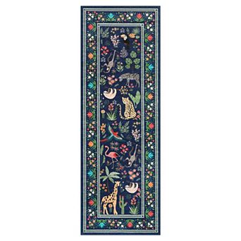 Area Rug Indoor Washable Rug Distressed Retro Carpet for Living Room Non Slip Indoor Low Pile Soft