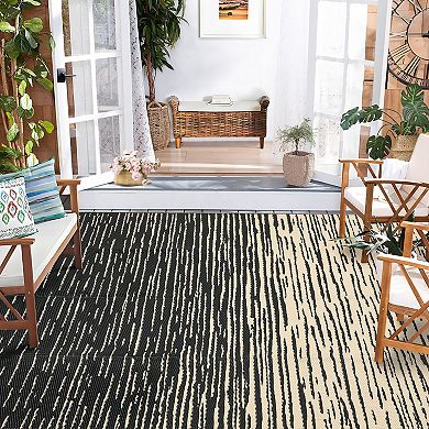 Reversible Outdoor Rug - Waterproof, UV Resistant, Durable Plastic Straw Mat with Rubber Backing