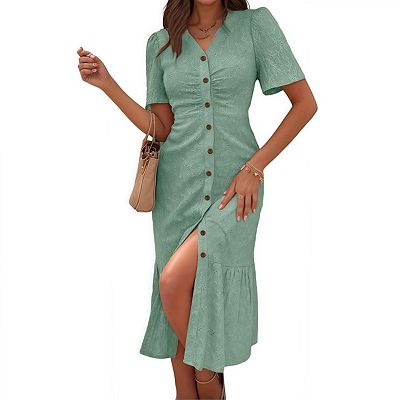 midi dresses for travel ANRABESS Womens Midi Dress,Summer Long Tshirts Dresses,Short Sleeve Split  Stripe,Comfy Travel Beach Vacation Casual Wear Small at Amazon Women's  Clothing store