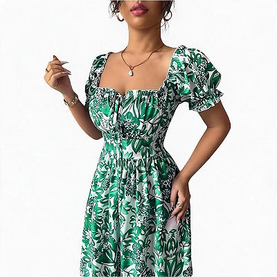 empire waist flowy dress Long Sleeve Flowy Modest Empire Waist Maxi Dress Gown Abaya - NT009