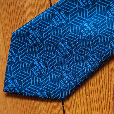 Don't Grow Up It's a Trap Necktie Funny Wedding Tie for Men