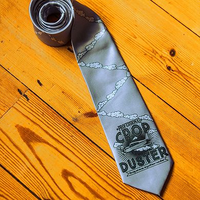 Professional Crop Duster Necktie Funny Fart Tie Gift for Men