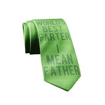 World's Best Farter I Mean Father Funny Fart Necktie for Men