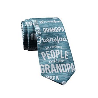 My Favorite People Call Me Grandpa Funny Novelty Tie for Men