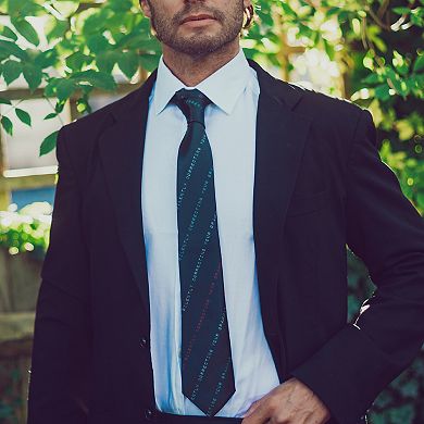 I'm Silently Correcting Your Grammar Funny Nerdy Tie for Men