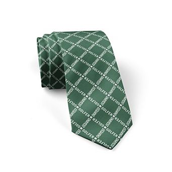 Okayest Golfer Necktie Funny Golf Tie Novelty Gift for Men