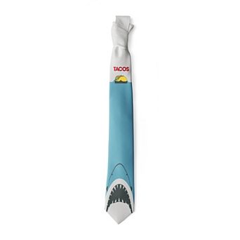 Taco Shark Necktie Funny Shark Tie Novelty Gift for Men