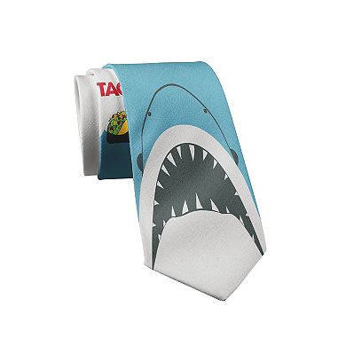 Taco Shark Necktie Funny Shark Tie Novelty Gift for Men