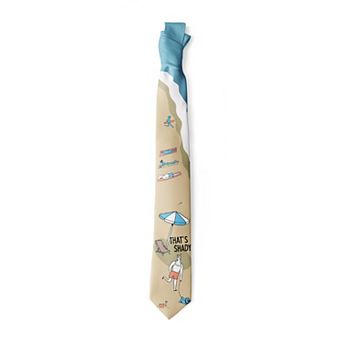 That's Shady Necktie Funny Nerdy Novelty Necktie for Men