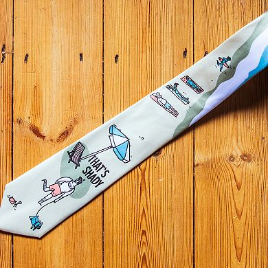 That's Shady Necktie Funny Nerdy Novelty Necktie for Men