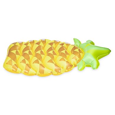Funsicle 6ft Hot Tropics Inflatable Pool Lounge, Pineapple Design, Yellow, Age 9 and up