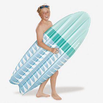Funsicle California Dreamin' Surfboard, 5ft Inflatable Float & Party Decor, Age 9 and up