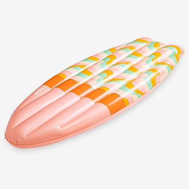 Funsicle Hawaiian Waves Surfboard, 5ft Inflatable Pool Float & Party Decor, Age 9 and up