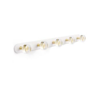 Crystal Coat Rack Wall Mounted Towel Hook Bathroom Kitchen Heavy Duty Zinc Alloy