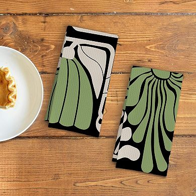 Cotton Waffle Weave Kitchen Towels Absorbent Fast Drying Easy Care Decorative