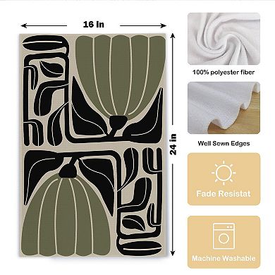 Cotton Waffle Weave Kitchen Towels Absorbent Fast Drying Easy Care Decorative