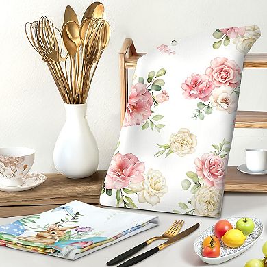 Cotton Kitchen Towels Quick Drying Dish Cloths Decorative Gifts For Home