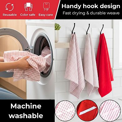 Kitchen Towels Cotton Highly Absorbent Lint Free Soft Durable Versatile Quick Drying