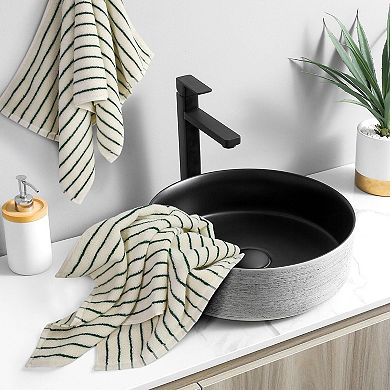 Cotton Striped Kitchen Hand Towels Quick Dry Absorbent Classic Retro