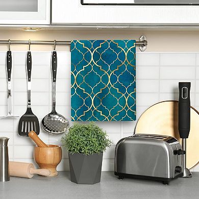 Cutes Botanic Garden Soft Absorbent Kitchen Dish Towel Set 2 Pack Reusable Hanging Loop Home Decor