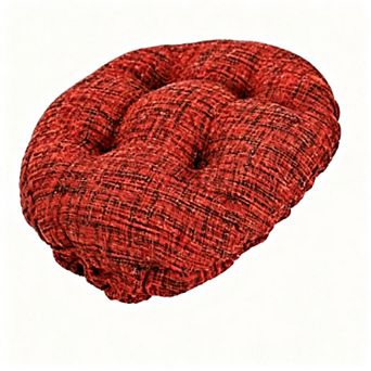 Modern Round Bar Stool Cushion Anti-Slip Silicone Woven Padded Breathable 13 in