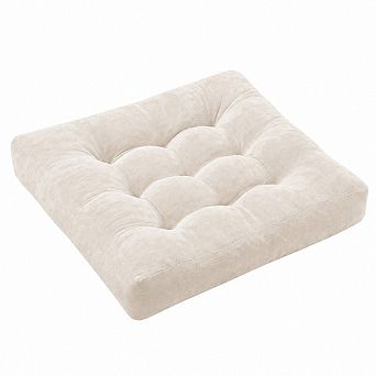 Meditation Floor Pillow Set Of 2 Round Large Tufted Corduroy Memory Foam Seating Cushions