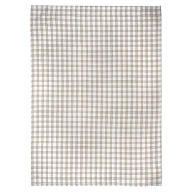 3 Pack Cotton Linen Kitchen Towels With Hanging Loop Super Absorbent Quick Drying