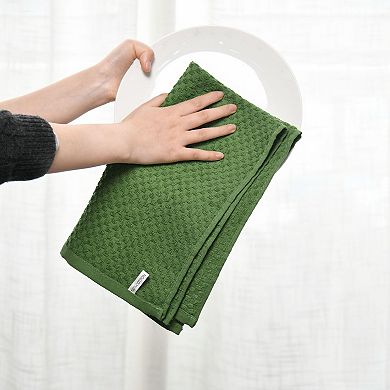 Cotton Kitchen Dish Towels Ultra Soft Absorbent Quick Drying Set of 6