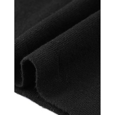 Turtleneck Sweater for Women's Long Sleeve Basic Casual Knit Slim Pullover Tops
