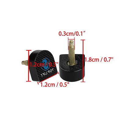 Ladies Plastic Shoes Replacement High Heel Tips 4 Pcs