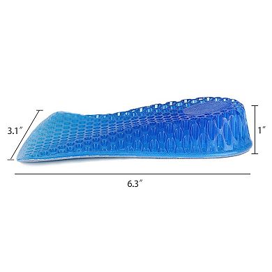 Silicone Shoes Heel Lift Pads Increase Height Insoles 1" Up