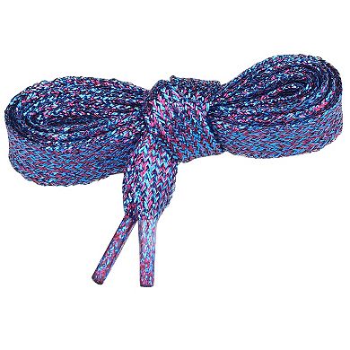 Women's Metallic Glitter Flat Colorful Shoelaces 1 Pair for Sneakers 78.74"