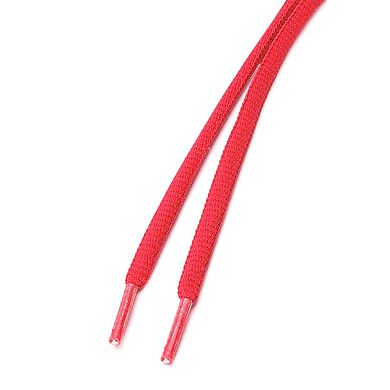 Unisex 1 Pair Sneakers Replacement Oval Half Round Shoelace Athletic 47.24"