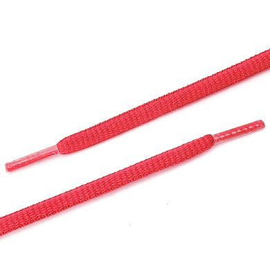 Unisex 1 Pair Sneakers Replacement Oval Half Round Shoelace Athletic 47.24"