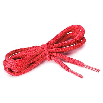 Unisex 1 Pair Sneakers Replacement Oval Half Round Shoelace Athletic 47.24"