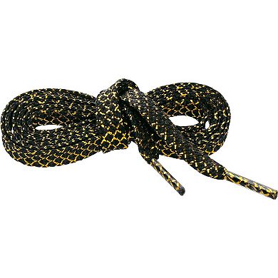 Metallic Sparkly Flat Wide Shoe Laces for Sneakers Checkered Thick Shoelaces 1 Pair 47.2"