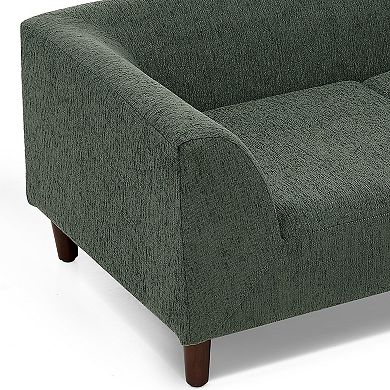 Modern Dog Sofa Bed with Backrest and Armrests, Soft Pet Couch for Small Dogs