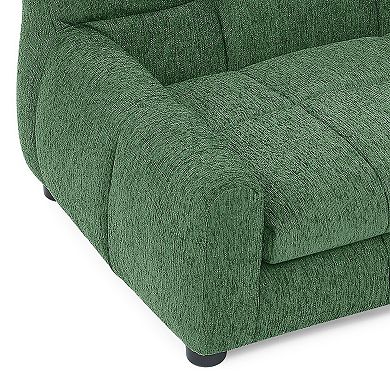 Linen Pet Sofa Bed with Armrests and Backrest for Medium Large Dogs