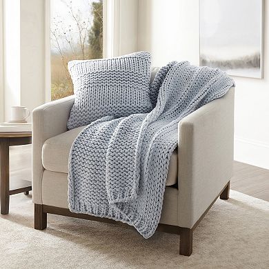 Home Collection Chunky Knit Acrylic Throw Pillow Cover