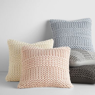 Home Collection Chunky Knit Acrylic Throw Pillow Cover