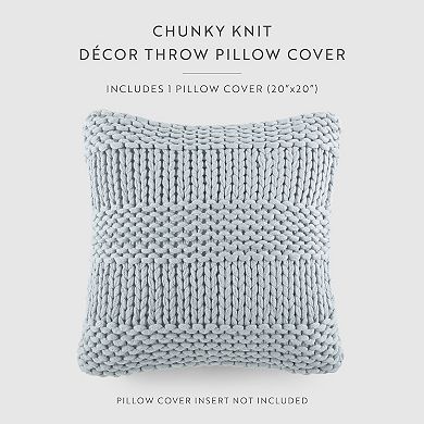 Home Collection Chunky Knit Acrylic Throw Pillow Cover