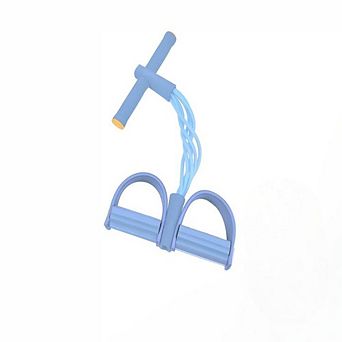 Six Tube Resistance Bands with Handles and Foot Pedals