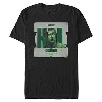 Men's Comics Lanterns Hal Jordan Poster Graphic Tee
