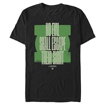 Men's Comics No Evil Shall Escape Their Sight Lanterns Graphic Tee